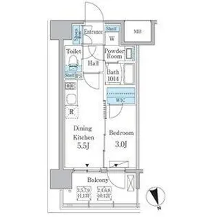 ルーエ今池【2階】の間取り