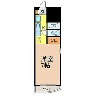 フローレスタナベ【3階】の間取り
