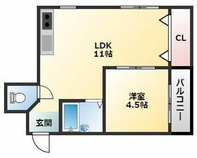 ルエーテ20【3階】の間取り