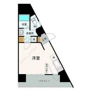 愛知県名古屋市中区大井町【マンション】の間取り