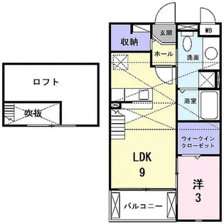 サニーガーデン【2階】の間取り