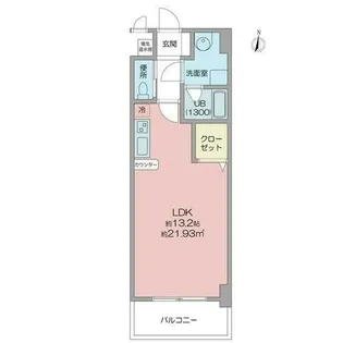 アヴニール白壁【4階】の間取り