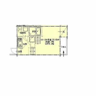 stage志賀本通【2階】の間取り