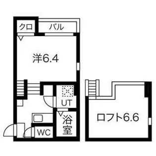 ヴィラ・トゥルヌソル【1階】の間取り