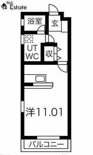 NEST黒川【3階】の間取り