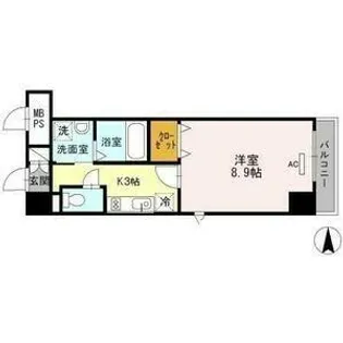 ウイステリア名城【4階】の間取り