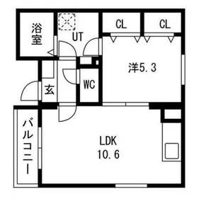 ユーミー矢場町【2階】の間取り