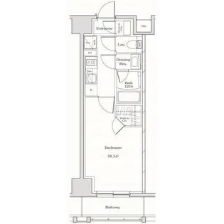 ザ・パークハビオ名古屋松原【11階】の間取り