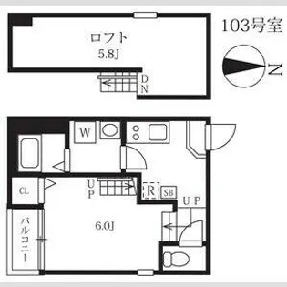 ハーモニーテラス東水切町【1階】の間取り