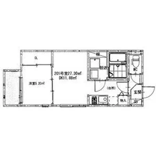DiiRA敷島【2階】の間取り