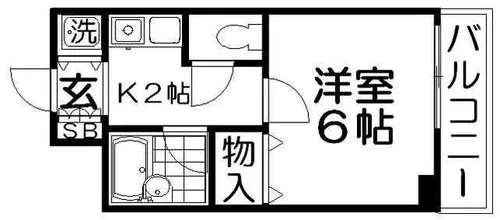 コモ・エルニド【4階】の間取り