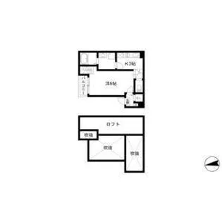 リヴェール森下【2階】の間取り