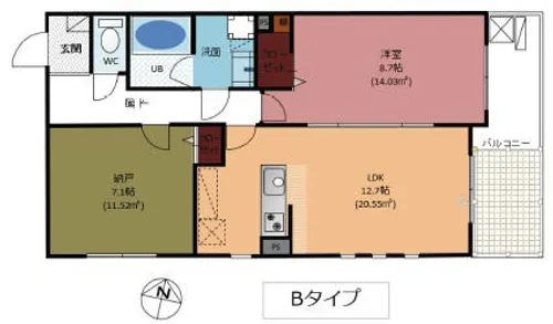 プレミアコート星ヶ丘【3階】の間取り