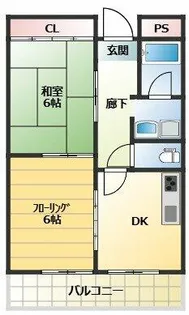 メゾン・ラ・フォーレ【3階】の間取り