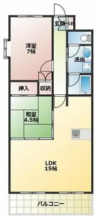 サニーコート暁【1階】の間取り