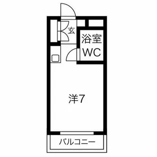 ロックヒルズ【1階】の間取り