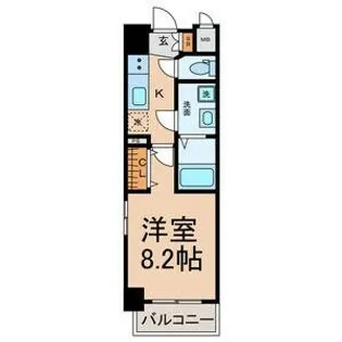 axis sakura【3階】の間取り