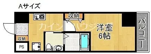 グランパシフィック花園北【7階】の間取り