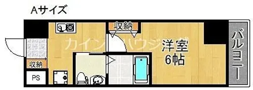 グランパシフィック花園北【7階】の間取り