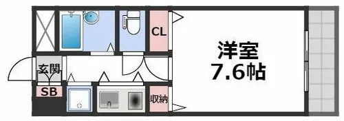 サンモール【12階】の間取り