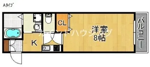 シャーメゾン岸里【1階】の間取り