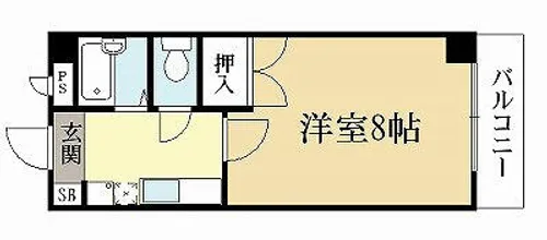 ヒルズオグラ【3階】の間取り