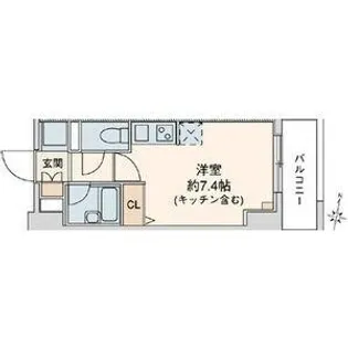 RIDGE堀田【6階】の間取り