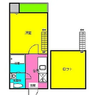 ルミエール本陣【103号室】の間取り