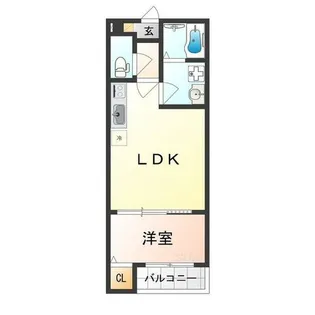 アイティーオ七道【2階】の間取り