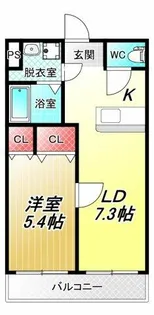 リバーサイド金岡六番館【2階】の間取り