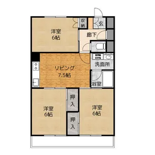 愛知県名古屋市中村区烏森町4丁目【マンション】の間取り