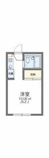レオパレスSouthRiverⅡ【104号室】の間取り