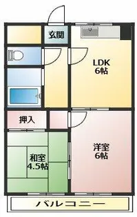 愛知県春日井市八田町2丁目【マンション】の間取り
