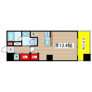 グレンパーク中島【5階】の間取り