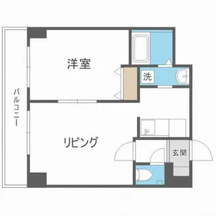 ラビドール手稲【902号室】の間取り