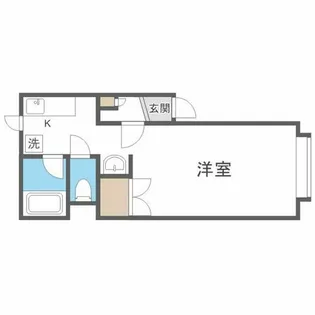 メゾンジルエット【203号室】の間取り