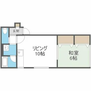 コーポさわむらⅡ【2階】の間取り