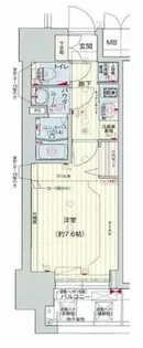 プレサンス難波フィールド【5階】の間取り