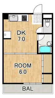 バンジャール西大路【5階】の間取り