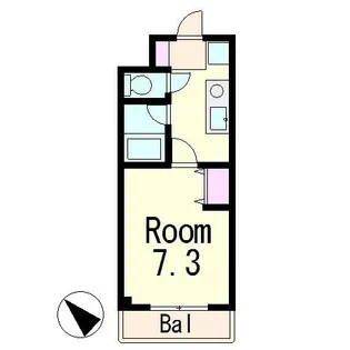 ひまわり壱番館【4階】の間取り