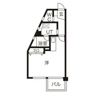 ハイリスベーネ池下【1階】の間取り