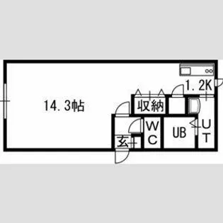 北海道札幌市北区麻生町6丁目【マンション】の間取り
