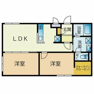 プレドニア南麻生【3階】の間取り