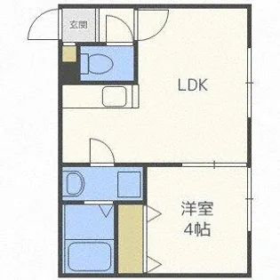 メゾン58Ⅴ【103号室】の間取り