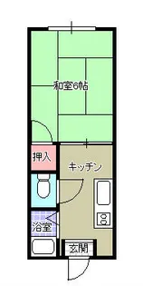 福岡県北九州市小倉北区宇佐町2丁目【アパート】の間取り
