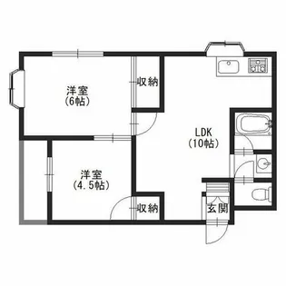 サン&ピース【4階】の間取り