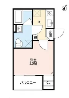 イーリス【1階】の間取り