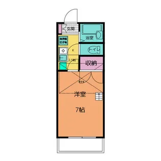 プレイス神田【2階】の間取り