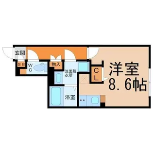 LUORE吹上【5階】の間取り