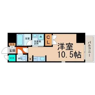 LUMINOUS東別院【10階】の間取り
